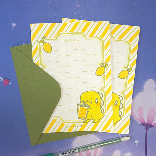 Lemon Soda Letter Set