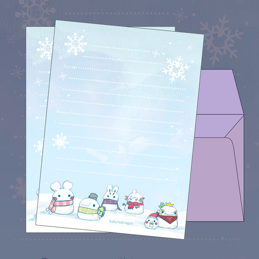 (Preorder) Snow Day Letter Set