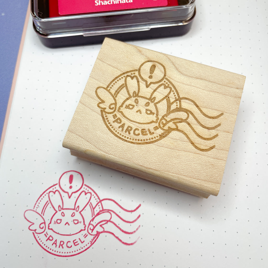 Parcel Wooden Stamp