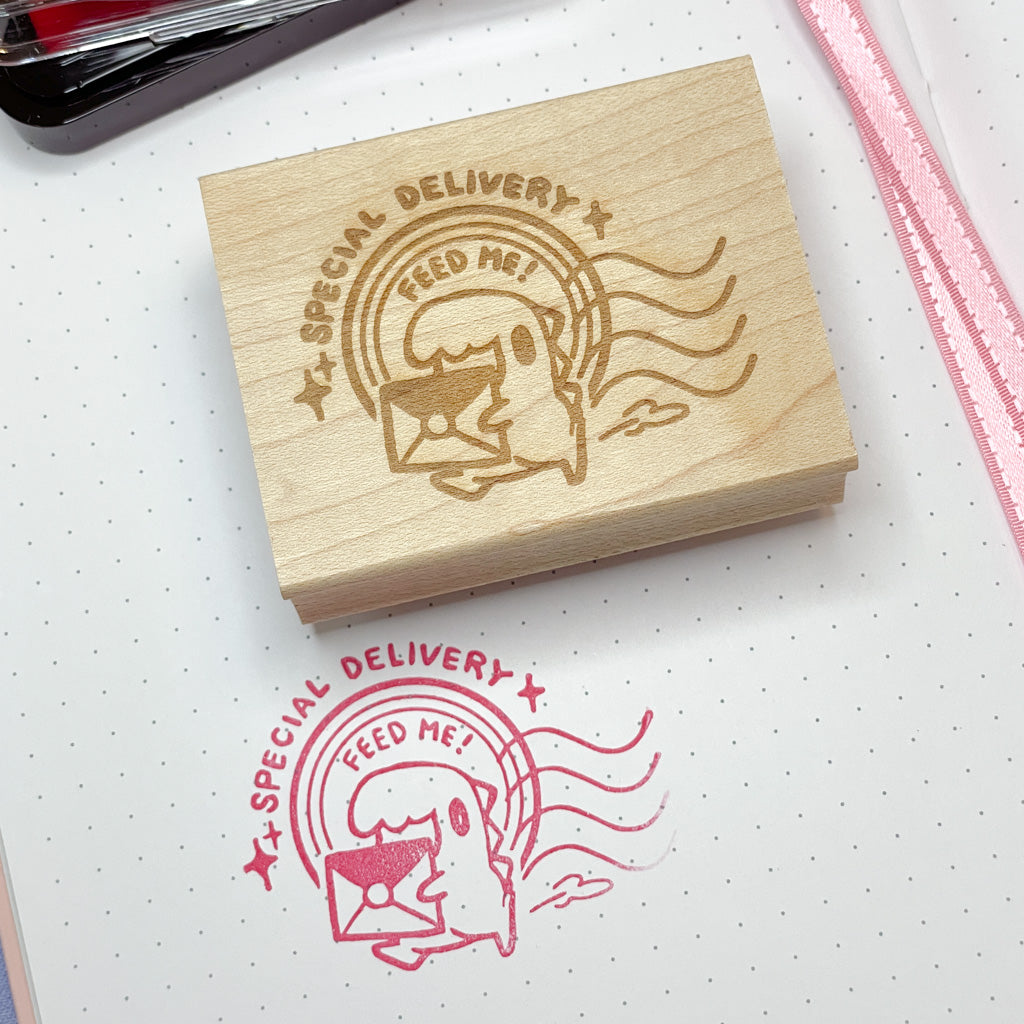 Special Delivery Wooden Stamp